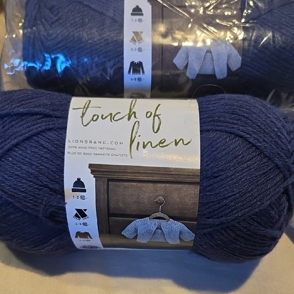 Lion Brand Touch Of LinenYarn Bundle - Picture 2 of 7
